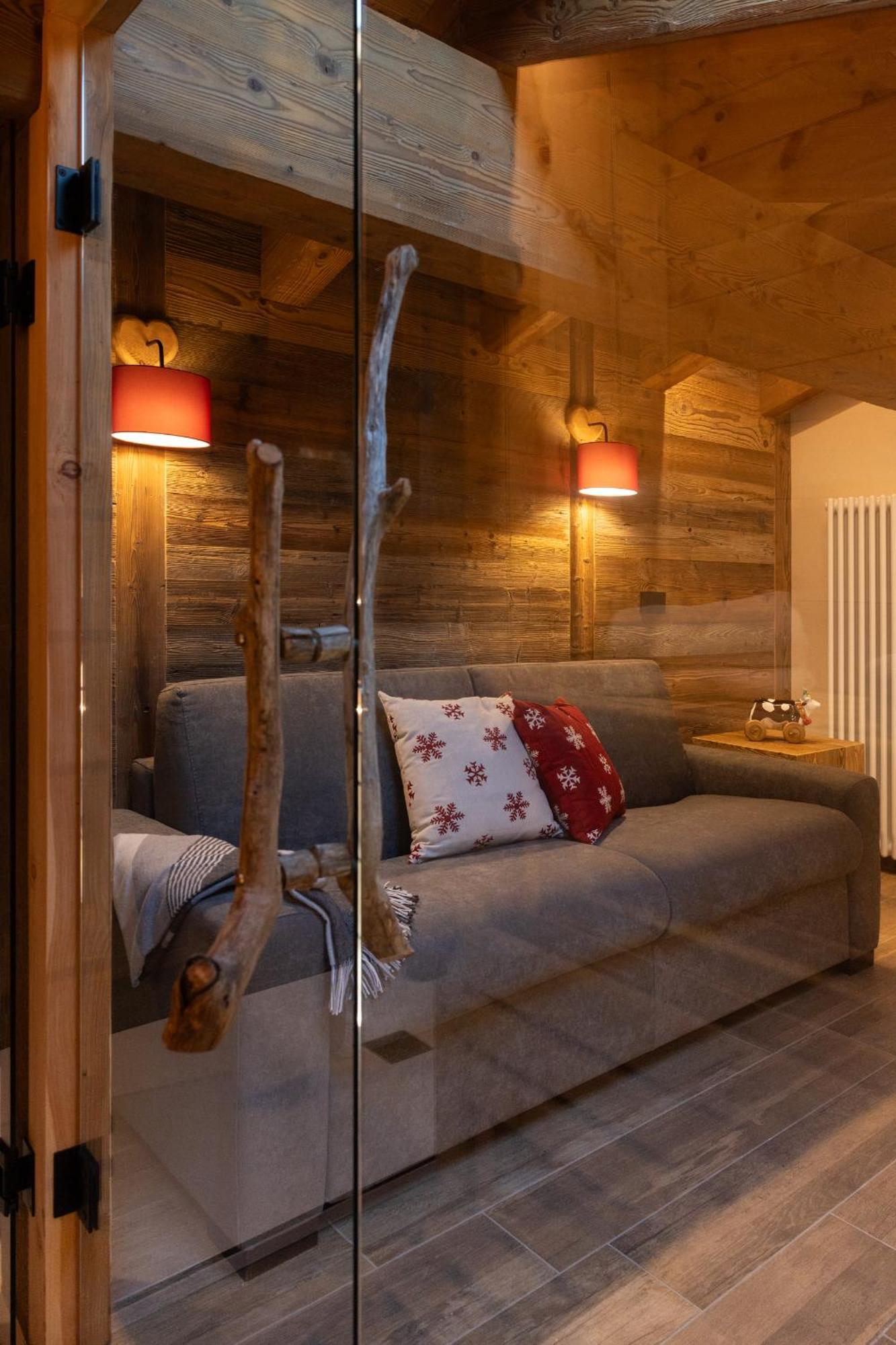 Les Reves Des Montagnards, Appartements De Charme Torgnon Bagian luar foto